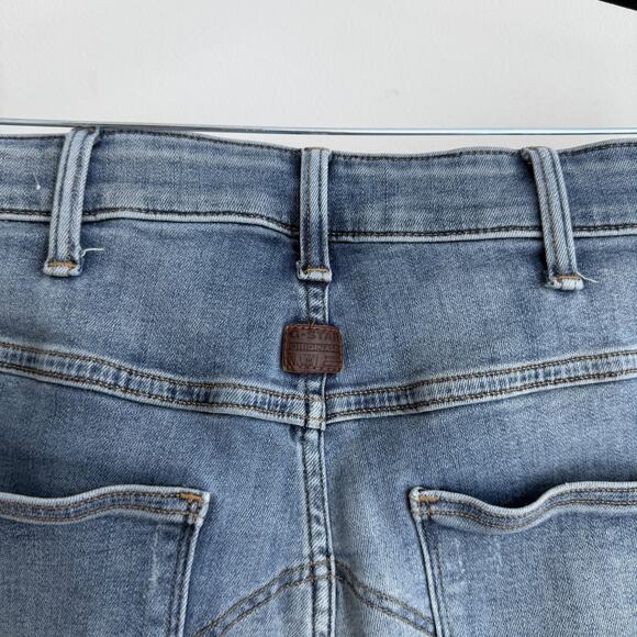 G-Star RAW Jeans Mens 32x32 5620 3D Slim Distressed Washout Moto Tapered Stretch - Picture 5 of 12